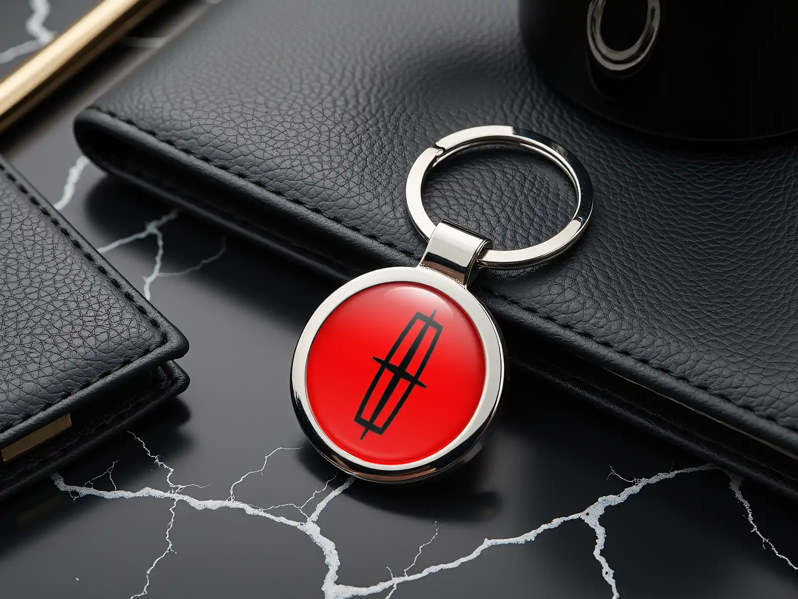 Lincoln Llaveros Hechos Logo Premium Metal
